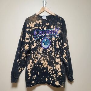 Vintage Cornell distressed crew sweater size xl